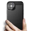 iPhone 12 Pro MAX Szénszál mintájú TPU tok kék - 0. kép