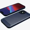 iPhone 12 Pro MAX Szénszál mintájú TPU tok kék - 2. kép