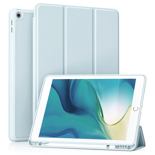 Techsuit - Flex Trifold (Ceruzatartóval) - iPad 10.2 (2019 / 2020 / 2021) - Égszínkék tok Techsuit - Flex Trifold (Ceruzatartóval) - iPad 10.2 (2019 / 2020 / 2021) - Égszínkék tok