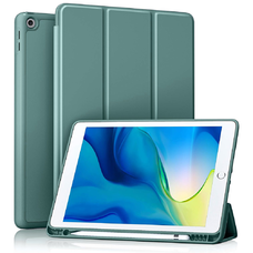  Techsuit - Flex Háromszoros Hajtható (ceruzatartóval) - iPad 10.2 (2019 / 2020 / 2021) - Zöld tok