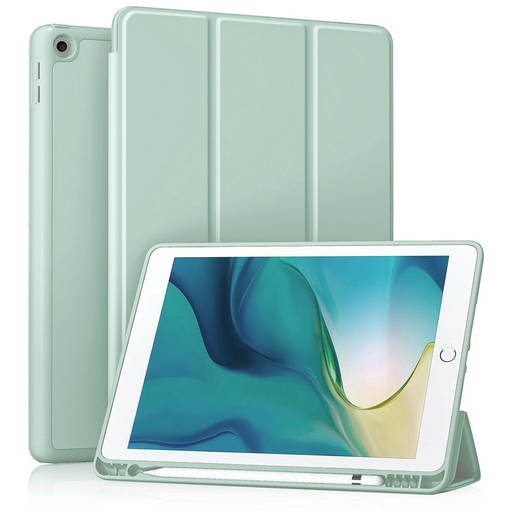 Techsuit - Flex Trifold (ceruzatartóval) - iPad 10.2 (2019 / 2020 / 2021) - Matcha zöld tok Techsuit - Flex Trifold (ceruzatartóval) - iPad 10.2 (2019 / 2020 / 2021) - Matcha zöld tok