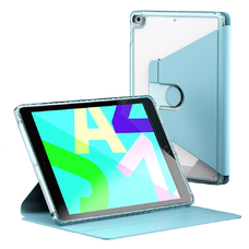  Techsuit - Kristály Tiszta - iPad 10.2 (2019/2020/2021) - Kék tok