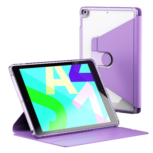  Techsuit - Kristálytiszta látás - iPad 10.2 (2019/2020/2021) - Lila tok