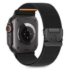 Tech-protect Nylon Clasp Apple Watch 6 / 7 / 8 / 9 / 10 / Se / Ultra 1 / 2 (44 / 45 / 46 / 49 mm) Fekete