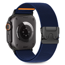 Tech-protect Nylon Clasp Apple Watch 6 / 7 / 8 / 9 / 10 / Se / Ultra 1 / 2 (44 / 45 / 46 / 49 mm) Sötétkék