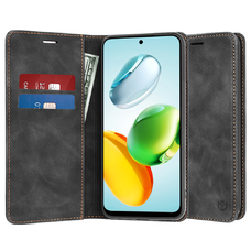  Techsuit - Kényelmes Borítás - Honor 200 Smart / X7c - Fekete tok