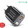  Techsuit - Fali Töltő Prémium (CHPD038) - USB-A, QC 3.0, USB-C, 20W - Fehér - 1. kép