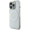 Original GUESS IML Metal Colored Circle Classic Logo MagSafe tok iPhone 16 Pro Max fehér tok - 0. kép