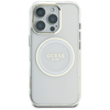 Original GUESS IML Metal Colored Circle Classic Logo MagSafe tok iPhone 16 Pro Max fehér tok - 1. kép