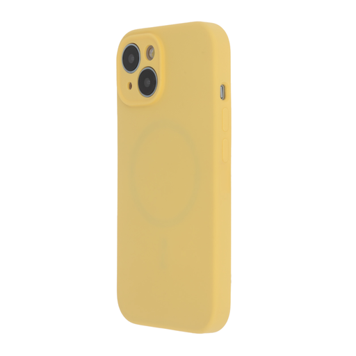 Soft Touch Mag tok iPhone 15 6,1" pasztell sárga Soft Touch Mag tok iPhone 15 6,1" pasztell sárga