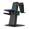 RGB Állvány Meta Hivatalos Közösen Márkázott Kiwi Design QC03 Meta Quest 3/Quest 2/Quest PRO Fekete - 1. kép