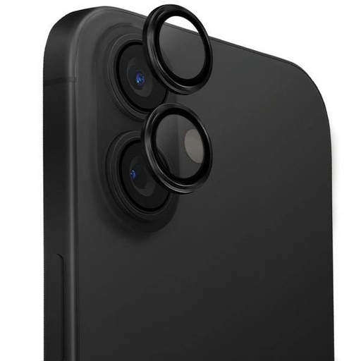 Uniq Optix Alumínium Kamera Lencsevédő iPhone 16 / 16 Plus applikátorral - fekete üvegfólia Uniq Optix Alumínium Kamera Lencsevédő iPhone 16 / 16 Plus applikátorral - fekete üvegfólia