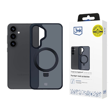 3mk Smoke Case Mag&Stand Samsung Galaxy S25 tok - fekete