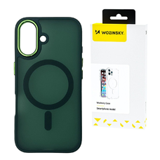 Wozinsky Fashion Case MagSafe Samsung Galaxy S25+ - Zöld tok