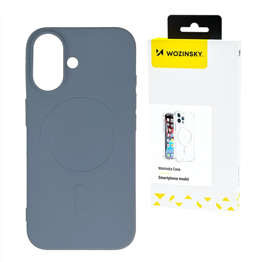 Wozinsky Szilikon Magsafe Mágneses Tok Samsung Galaxy S25+ - Szürke tok Wozinsky Szilikon Magsafe Mágneses Tok Samsung Galaxy S25+ - Szürke tok
