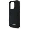 Karl Lagerfeld HC Grained PU Cardslot Metal Elong iPhone 16 Pro tok - Fekete - 4. kép