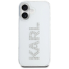 Karl Lagerfeld IML Rhinestones Logo iPhone 16 tok - Átlátszó - 1. kép