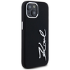 Karl Lagerfeld Szilikon Metal Script Logo iPhone 15 Tok - Fekete - 2. kép
