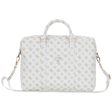 Guess 4G Peony Front Pocket Zipper Triangle Logo Laptop táska 16