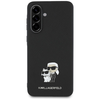 Karl Lagerfeld Saffiano tok K&C fém logóval Samsung Galaxy A36-hoz - Fekete tok - 0. kép