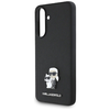 Karl Lagerfeld Saffiano K&C Metal Logós fliptok Samsung Galaxy A56 tok - Fekete - 3. kép
