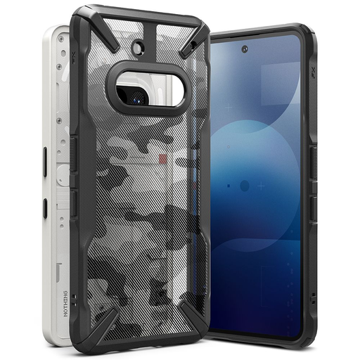 Ringke Fusion X Nothing Phone 3a Camo Fekete tok Ringke Fusion X Nothing Phone 3a Camo Fekete tok