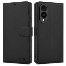 Tech-protect Wallet Galaxy S25 Edge fekete tok