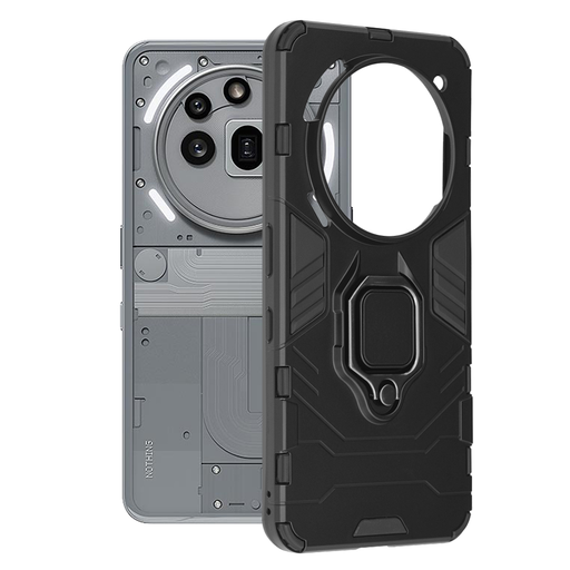 Techsuit - Szilikon Védőtok - Nothing Phone (3a) Pro - Fekete tok Techsuit - Szilikon Védőtok - Nothing Phone (3a) Pro - Fekete tok