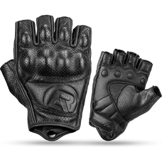 Rockbros 16220006005 XXL bőr motoros kesztyű - fekete
