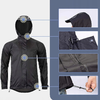Rockbros YPY013BK4XL légáteresztő szélálló esőkabát XXXXXL - Fekete - 0. kép