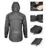 Rockbros YPY013BK4XL légáteresztő szélálló esőkabát XXXXXL - Fekete - 2. kép