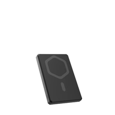 UAG Ultra Slim 5K 5000 mAh Powerbank 10 W-os Állvánnyal, MagSafe Kompatibilis USB-C Kábellel - Fekete/Szürke