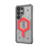 UAG Pathfinder Clear Magnet Bundle Mágneses tok és csuklópánt Samsung Galaxy S25 Ultra 5G-hez - Szürke/Piros tok - 0. kép