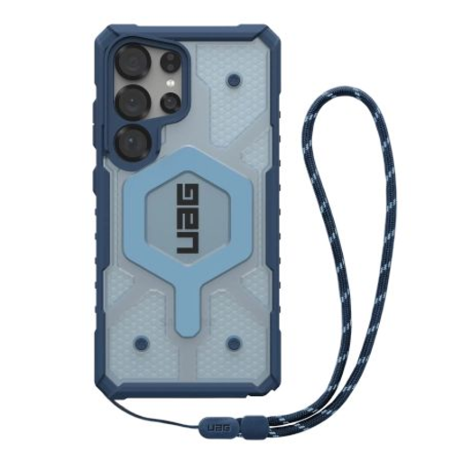 UAG Pathfinder Clear Magnet Bundle tok mágneses modullal és csuklópánttal Samsung Galaxy S25 Ultra 5G - Sötétkék