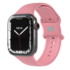  Techsuit - Óraszíj (W031) - Apple Watch 1/2/3/4/5/6/7/8/9/10/SE/SE 2 (38/40/41/42mm) - Rózsaszín