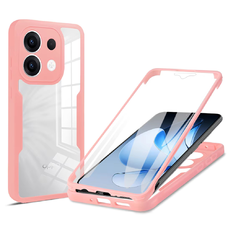  Techsuit - ColorVerse 360 sorozat + Képernyővédő - Oppo Reno13 - Rózsaszín tok