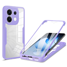 Techsuit - ColorVerse 360 Sorozat + Képernyővédő - Oppo Reno13 - Lila tok