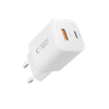 Tech-protect NCM33W 2-portos hálózati töltő PD33W/QC3.0 fehér - 0. kép