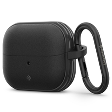  Spigen - Védőtok Caseology Vault - Samsung Galaxy Buds 3 / 3 Pro, Légterű technológia, Alumínium tartó - Fekete tok