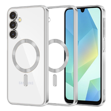  Techsuit - Luxus Kristály MagSafe - Samsung Galaxy A16 4G / A16 5G - Ezüst tok