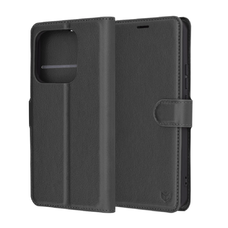  Techsuit - Bőr Tok - Xiaomi Redmi Note 14 4G - Fekete tok