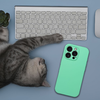 Szilikon 2mm tok iPhone 16 Plus kompatibilis MagSafe menta - 1. kép
