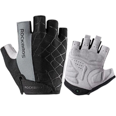 Rockbros S109GR kerékpáros kesztyű, S méret - szürke