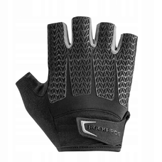 Rockbros S169BGR XL kerékpáros kesztyű gélbetétekkel - szürke