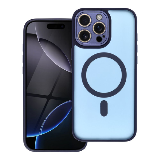 VARIETE MAG COVER tok az IPHONE 15 PRO MAX-hoz, kompatibilis a MagSafe-fel, sötétkék VARIETE MAG COVER tok az IPHONE 15 PRO MAX-hoz, kompatibilis a MagSafe-fel, sötétkék