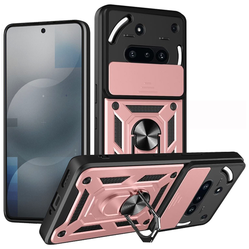 Techsuit - CamShield Sorozat - Nothing Phone (3a) - Rózsaarany tok Techsuit - CamShield Sorozat - Nothing Phone (3a) - Rózsaarany tok