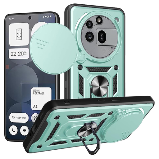  Techsuit - CamShield Sorozat - Nothing Telefon (3a) Pro - Zöld tok