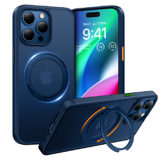  Torras - Ostand Pro sorozat - iPhone 15 Pro - Tengerészkék tok