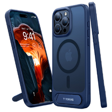  Torras - Pstand - iPhone 15 Pro - Sötétkék tok