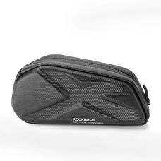 Rockbros kerékpártáska, merev, vázra, felső csőre, 1.4l - Fekete